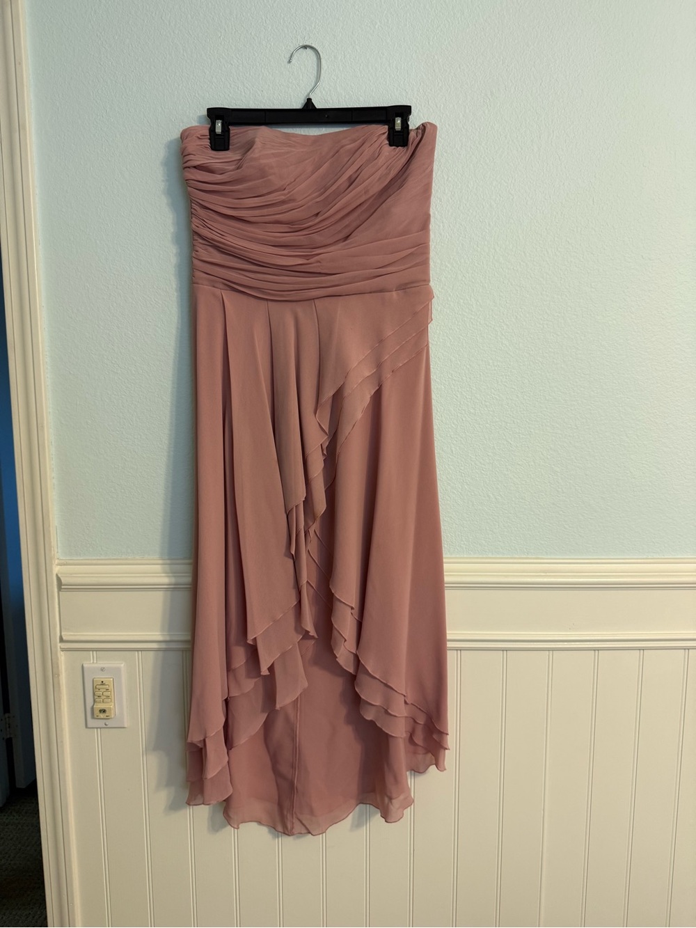 Lipsy Satin-Look Dusky Pink Evening Dress